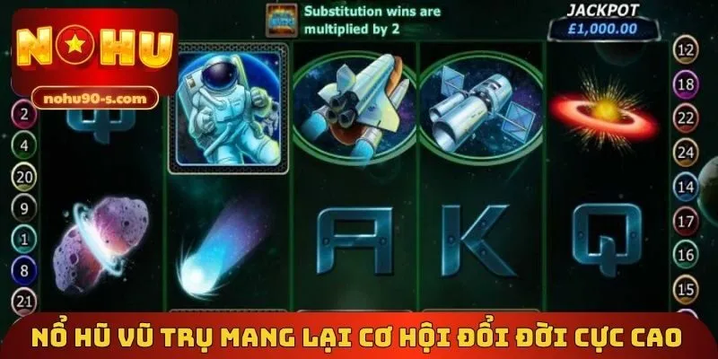 Nổ hũ Vũ Trụ mang lại cơ hội đổi đời cực cao