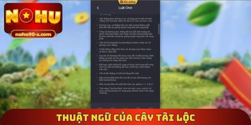 Thuật ngữ của cây tài lộc